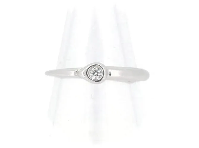 Otras joyas & Other Stories Anillo de diamante Mattioli K18WG 13.5 en excelente estado Plata 