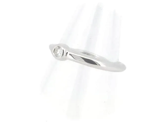 Otras joyas & Other Stories Anillo de diamante Mattioli K18WG 13.5 en excelente estado Plata 