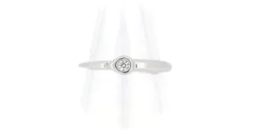 Otras joyas & Other Stories Anillo de diamante Mattioli K18WG 13.5 en excelente estado Plata 