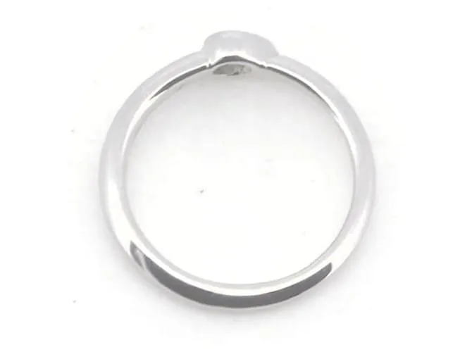 Otras joyas & Other Stories Anillo de diamante Mattioli K18WG 13.5 en excelente estado Plata 