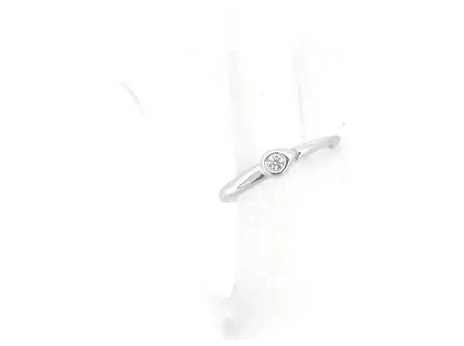 Otras joyas & Other Stories Anillo de diamante Mattioli K18WG 13.5 en excelente estado Plata 