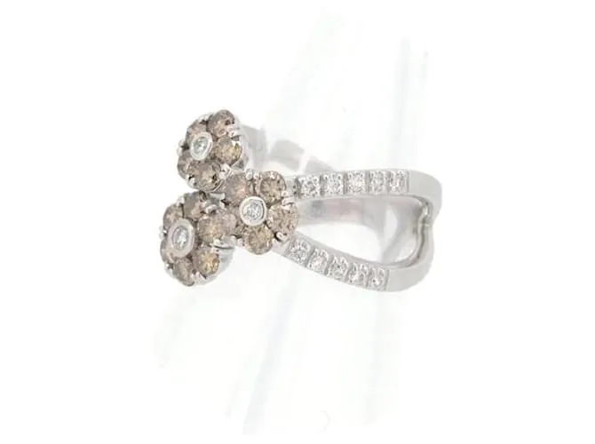 Otras joyas & Other Stories Anillo de diamante Ponte Vecchio 1.10ct K18WG 11 en excelente estado Plata 