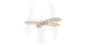 Otras joyas & Other Stories Anillo de diamante Vendome Aoyama 0.15ct K18PG 9 en excelente estado Dorado 