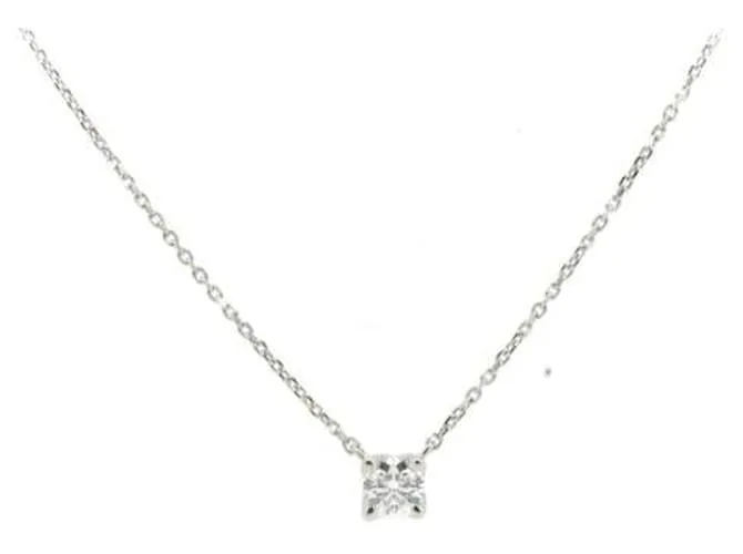 Otras joyas & Other Stories Collar de diamantes de platino PT850 de 0.188 ct en excelente estado Plata 