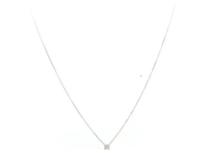 Otras joyas & Other Stories Collar de diamantes de platino PT850 de 0.188 ct en excelente estado Plata 