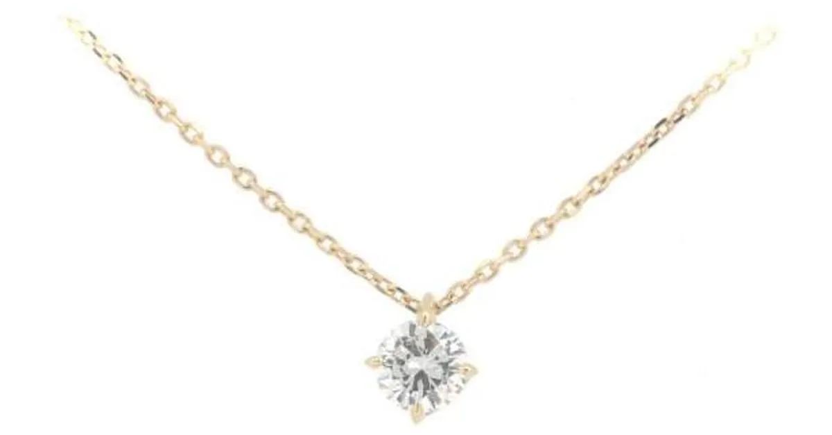 Otras joyas & Other Stories Star Jewelry Collar de diamantes con estrella cruzada en 18K oro amarillo, 0.20ct Diamond: lujo 