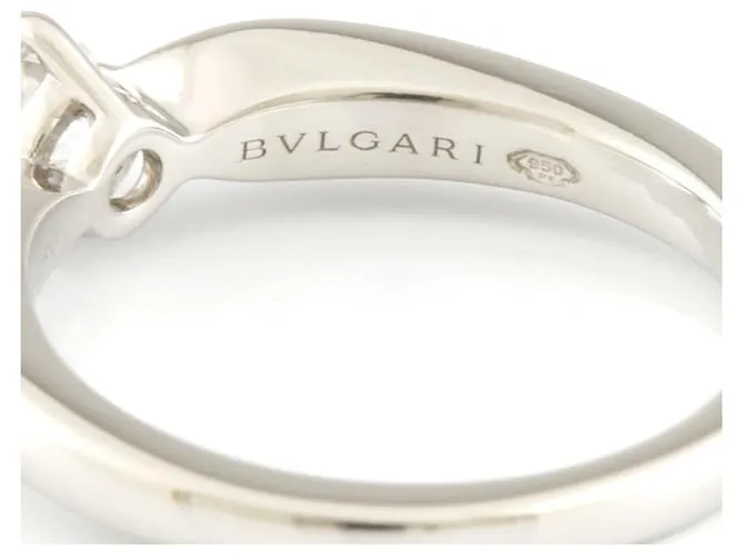 Otras joyas Bulgari Anillo Bvlgari de platino 950 con un solo diamante 