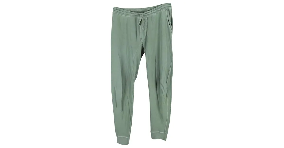 Pantalón deportivo Tom Ford de algodón verde 