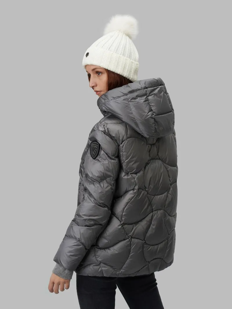 Parka de mujer Blauer corta oversize de mujer gris