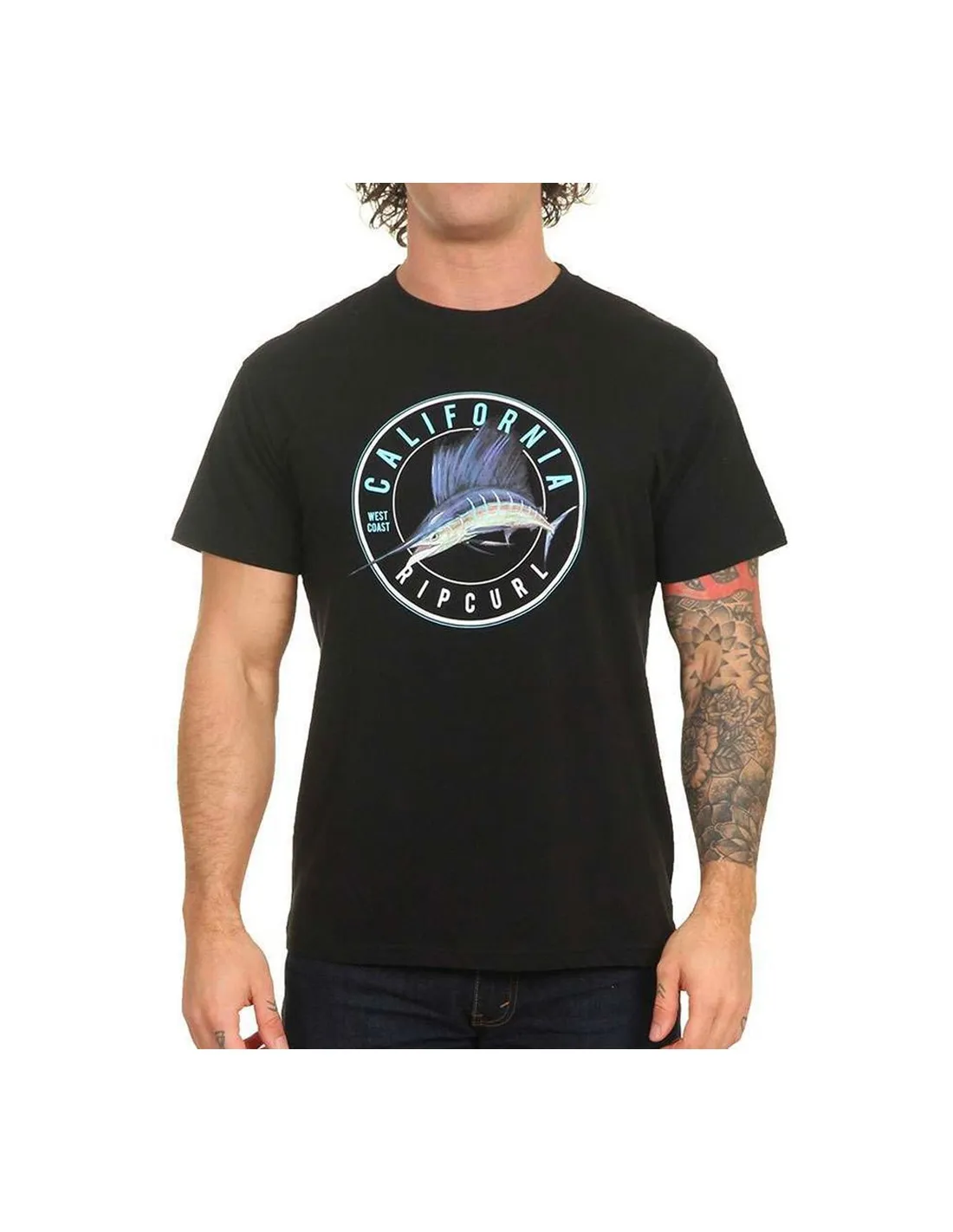 RIP CURL Destino Animal - Blanco - Camiseta