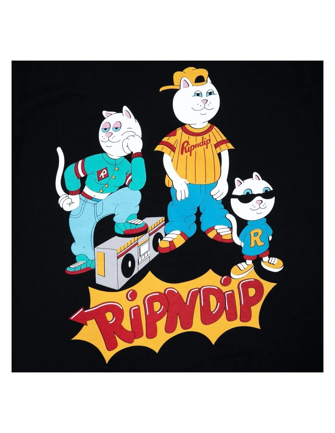 RIPNDIP Nerm And The Gang - Negro - Camiseta