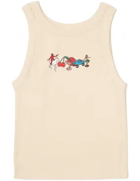 RVCA Luke Collectibles Wide RIB Tank - Crema - Camiseta de tirantes