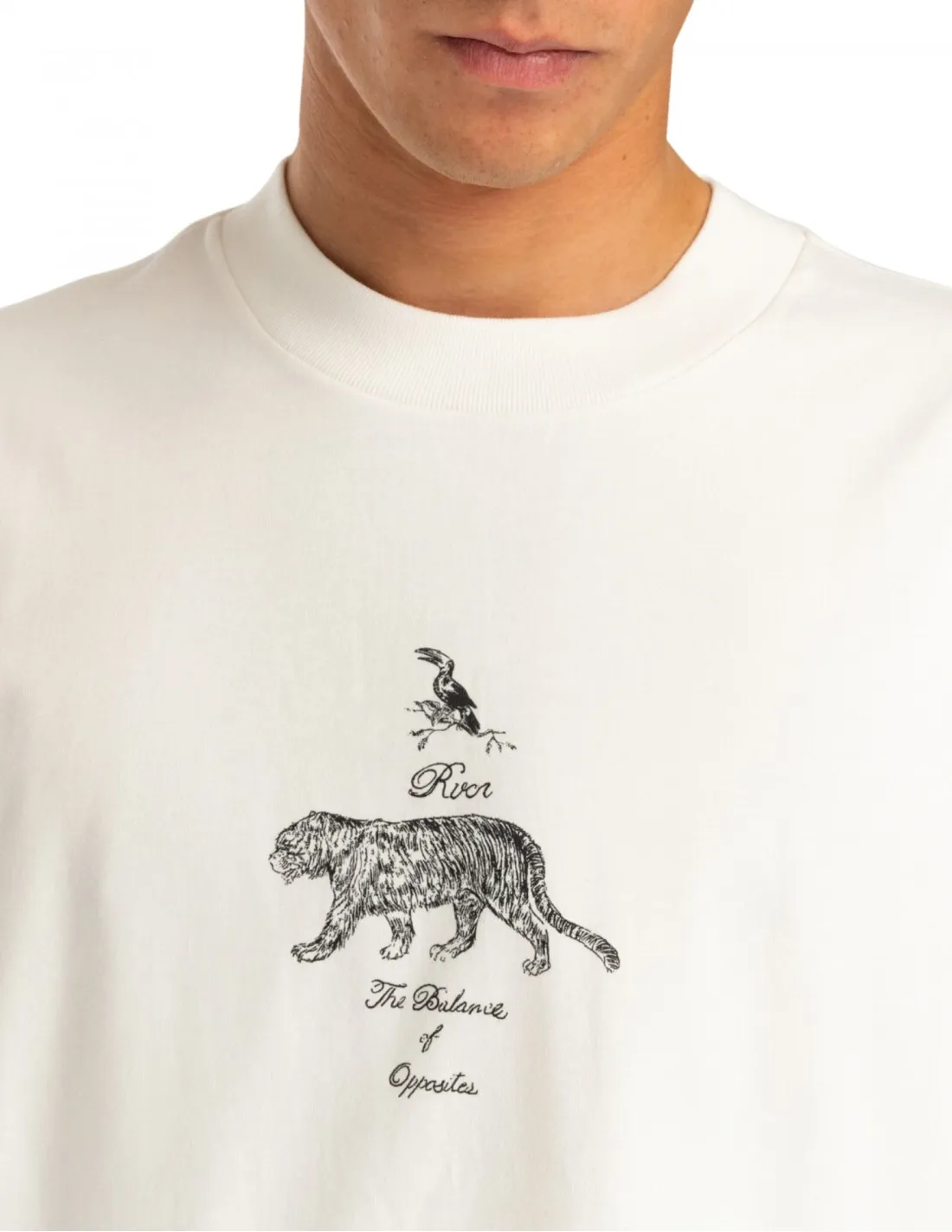 RVCA Tiger Style - Blanco - Camiseta