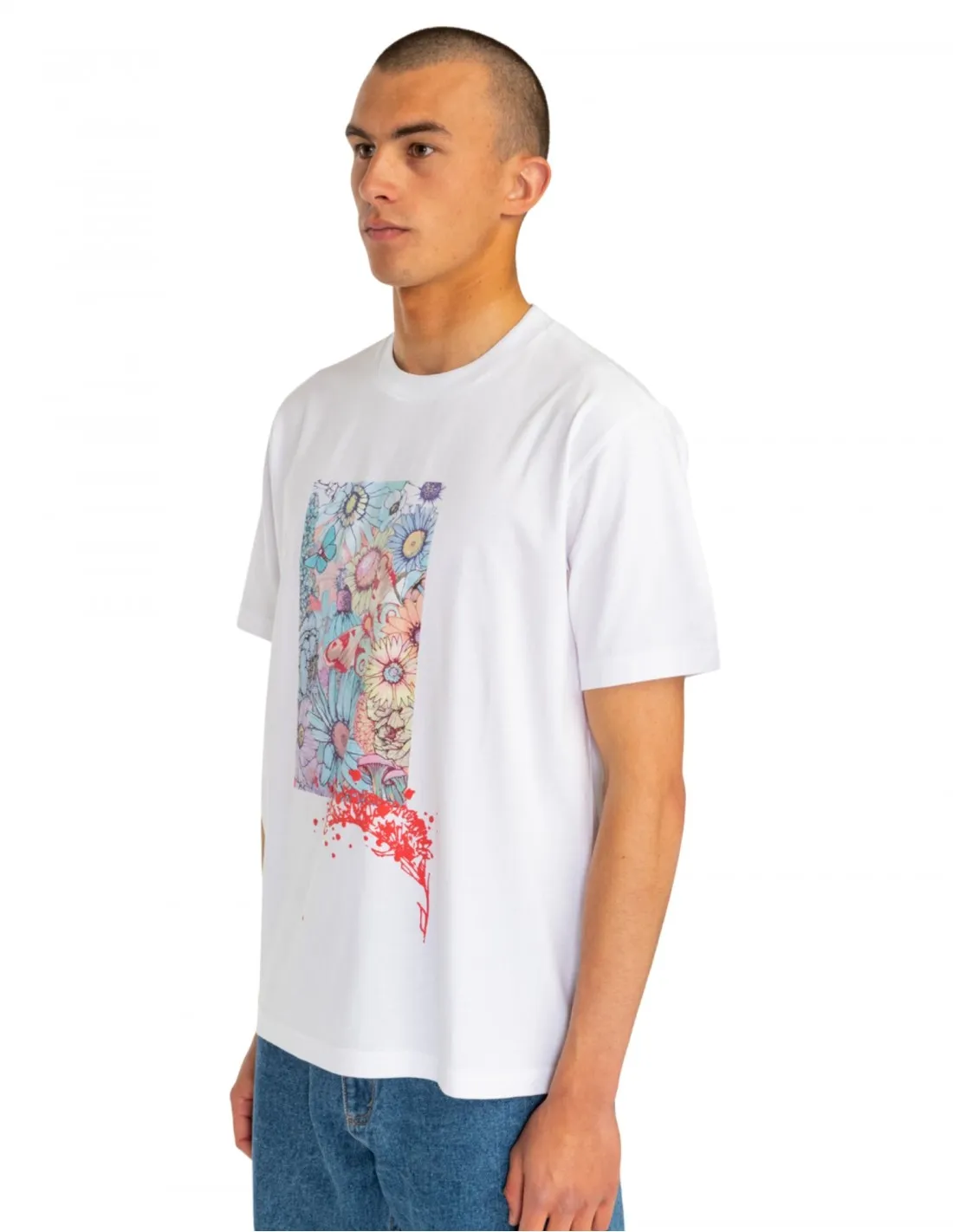 RVCA Tiger Style - Blanco - Camiseta