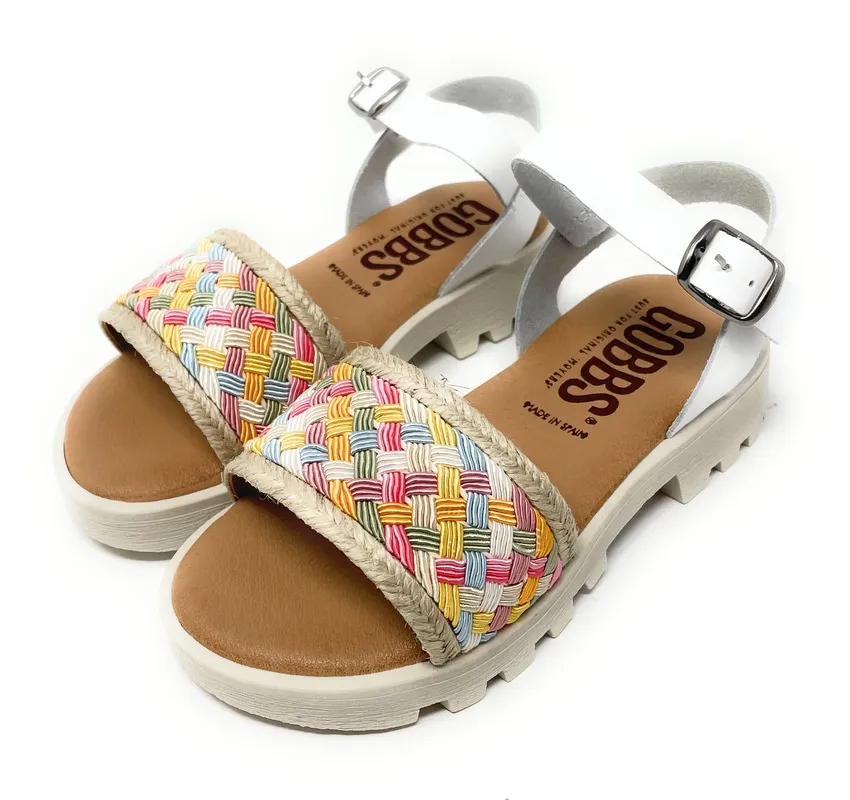 SANDALIAS GOBBS 9232 BLANCO