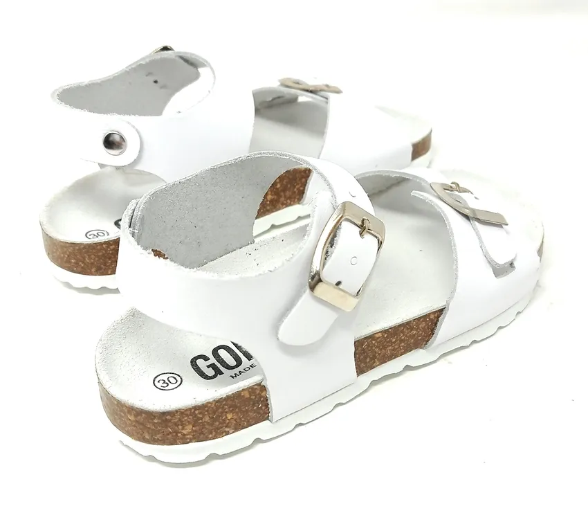 SANDALIAS GOBBS CHICAS NAPA BLANCO