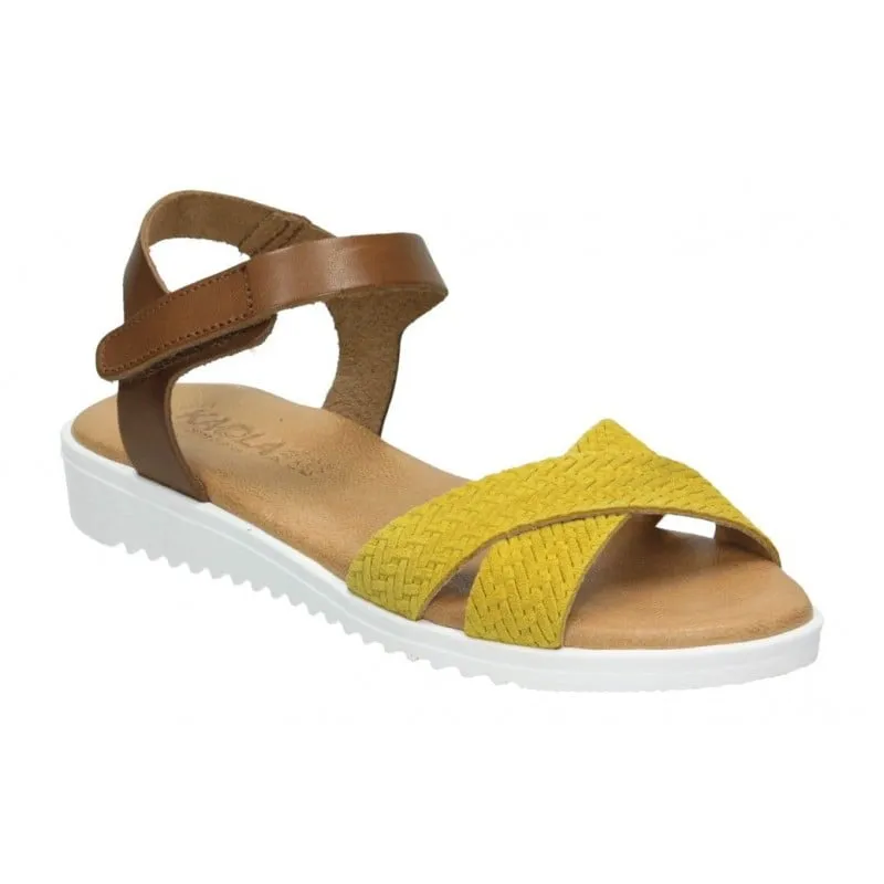 SANDALIAS KAOLA 1203 MOSTAZA/ABEDUL