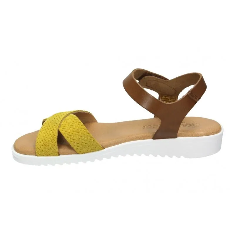 SANDALIAS KAOLA 1203 MOSTAZA/ABEDUL