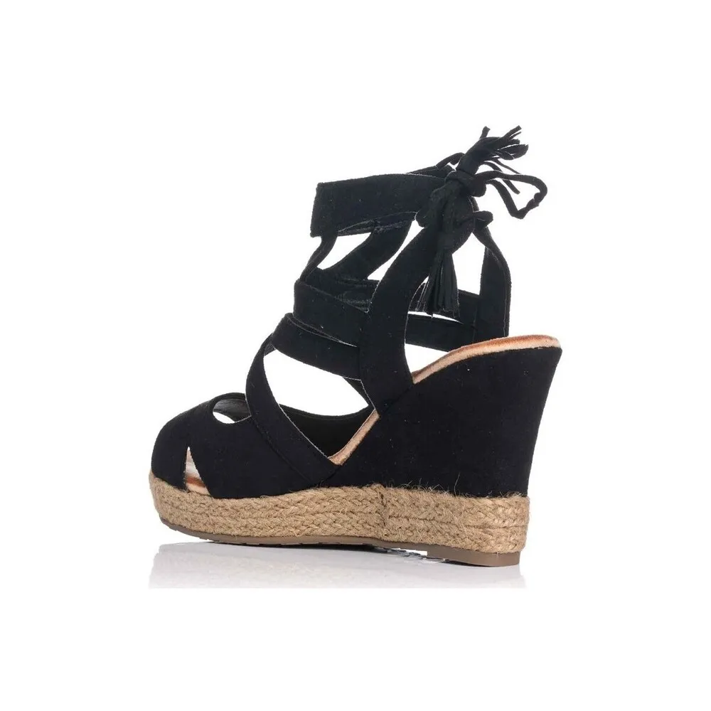 SANDALIAS MANDARINA 220DF NEGRO