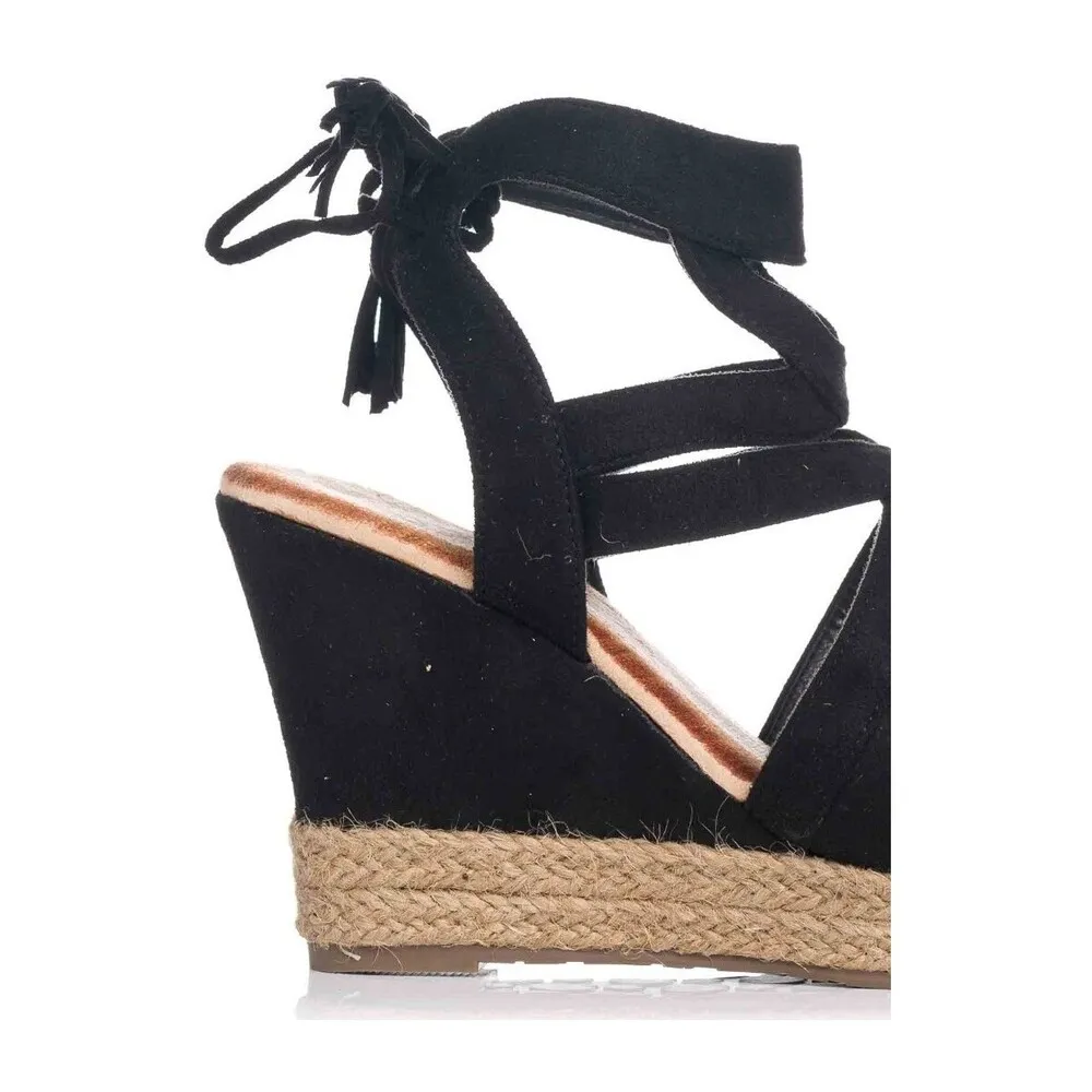 SANDALIAS MANDARINA 220DF NEGRO