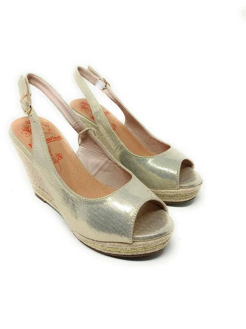 SANDALIAS MANDARINA 716 ORO