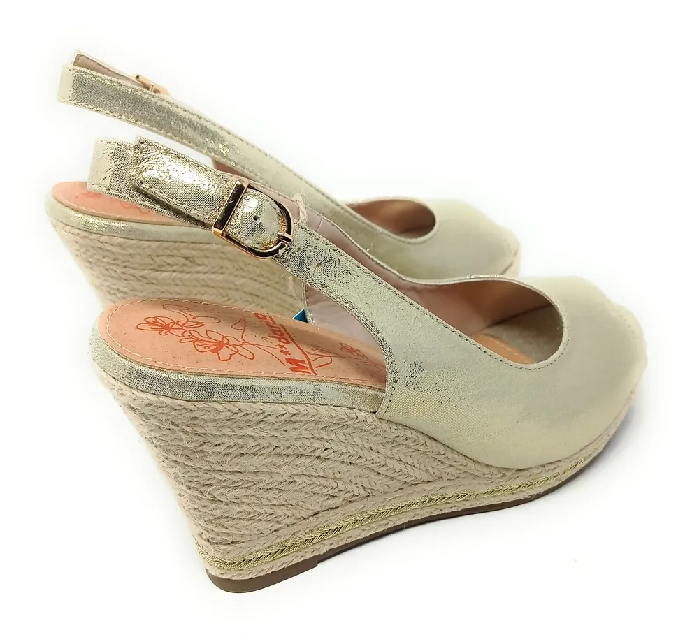 SANDALIAS MANDARINA 716 ORO