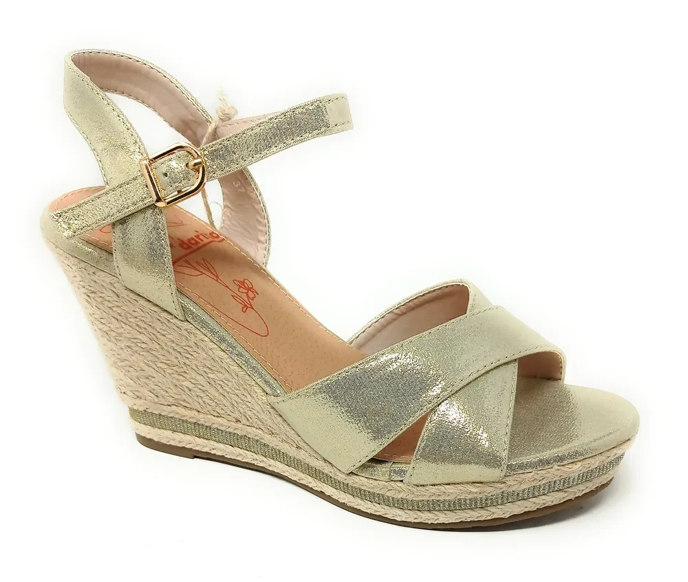 SANDALIAS MANDARINA 816 ORO