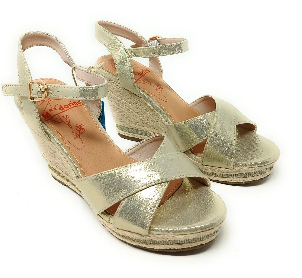 SANDALIAS MANDARINA 816 ORO