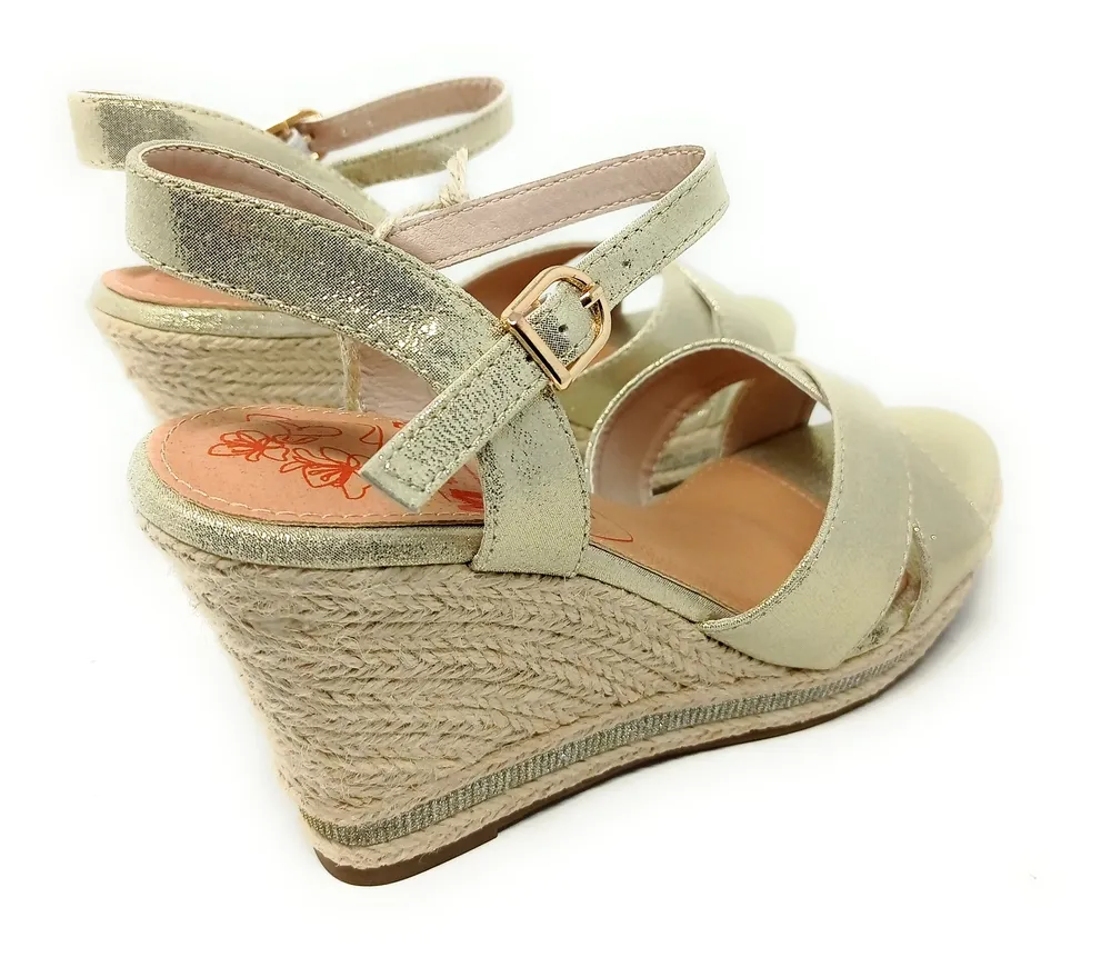 SANDALIAS MANDARINA 816 ORO