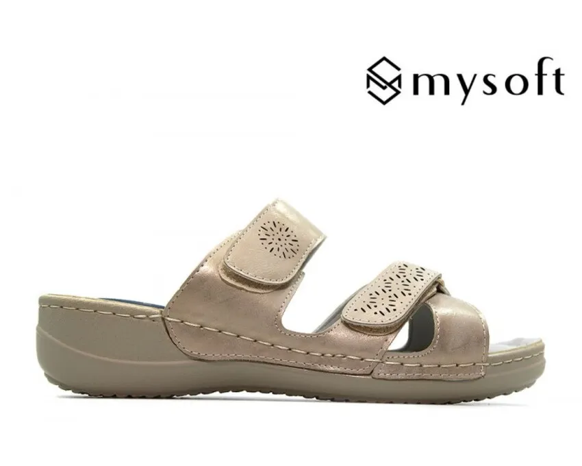 SANDALIAS MYSOFT 23M011 PLATINO