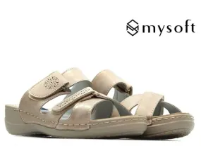 SANDALIAS MYSOFT 23M011 PLATINO