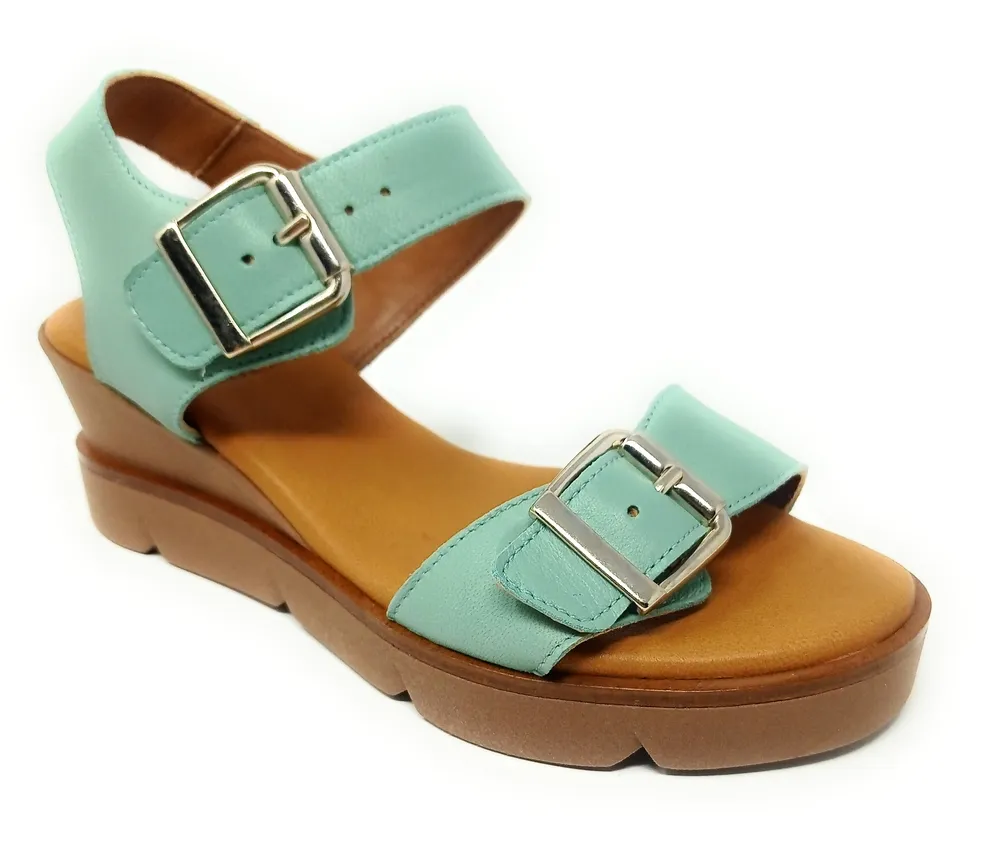 SANDALIAS TOLINO METAL NAPA MENTA