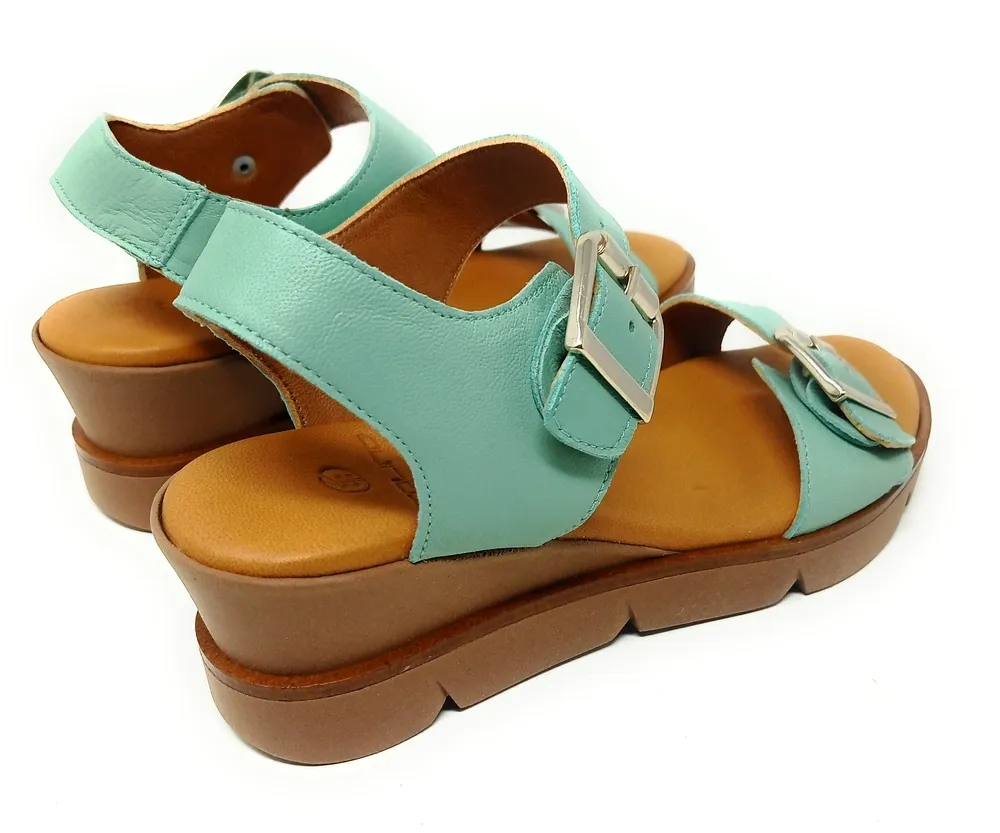 SANDALIAS TOLINO METAL NAPA MENTA