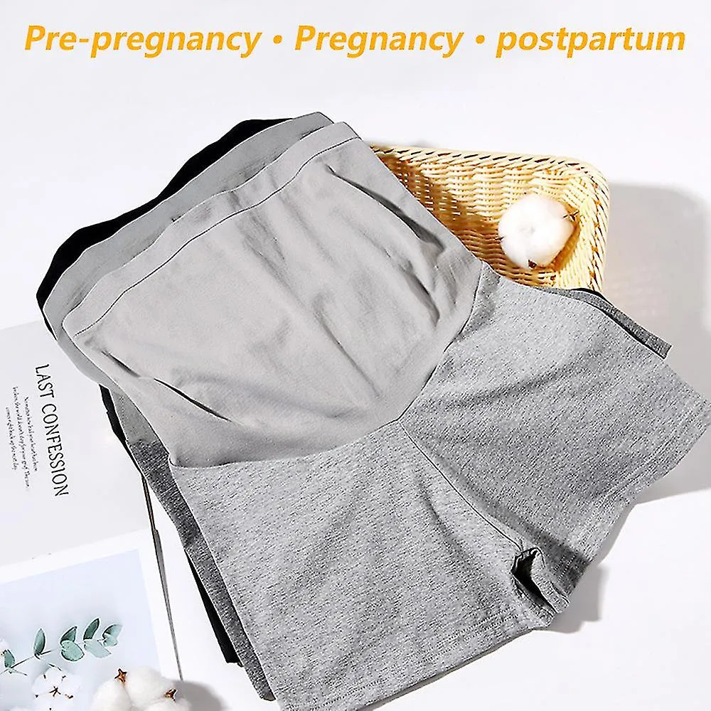 Seamless Pregnant Women Prevent Thigh Scratch, Abdominal Support Three-piece Pants