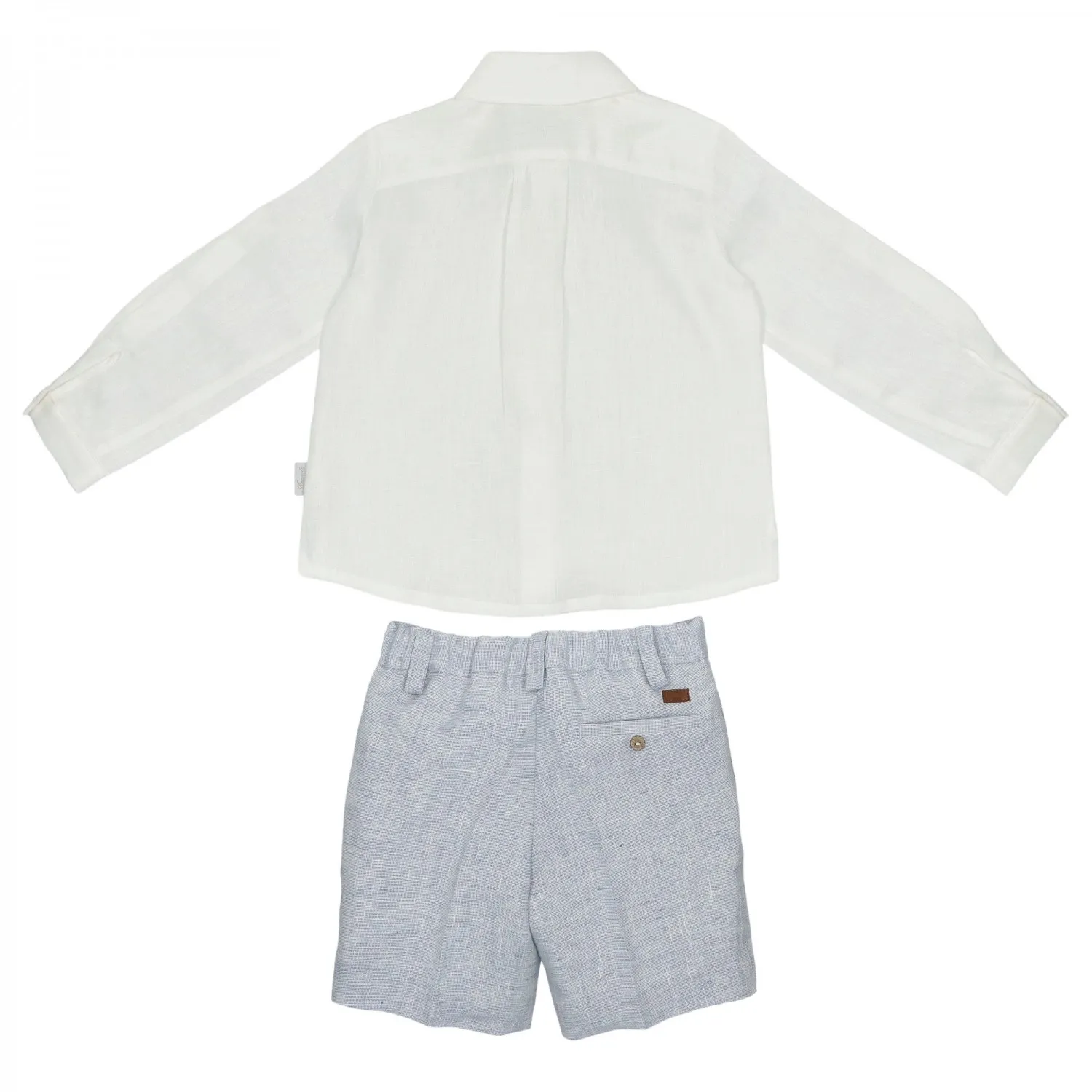 Shirt and pants set with cummerbund Nuage Collection