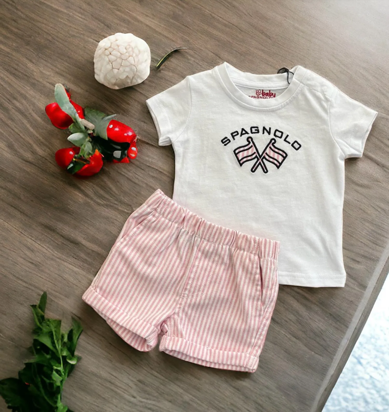 Spanish boy's set T-shirt and pants.