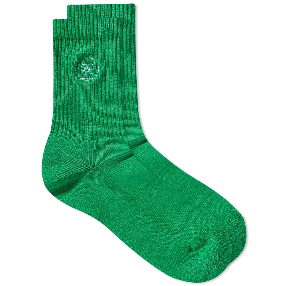 Sporty & Rich Embroidered Sock