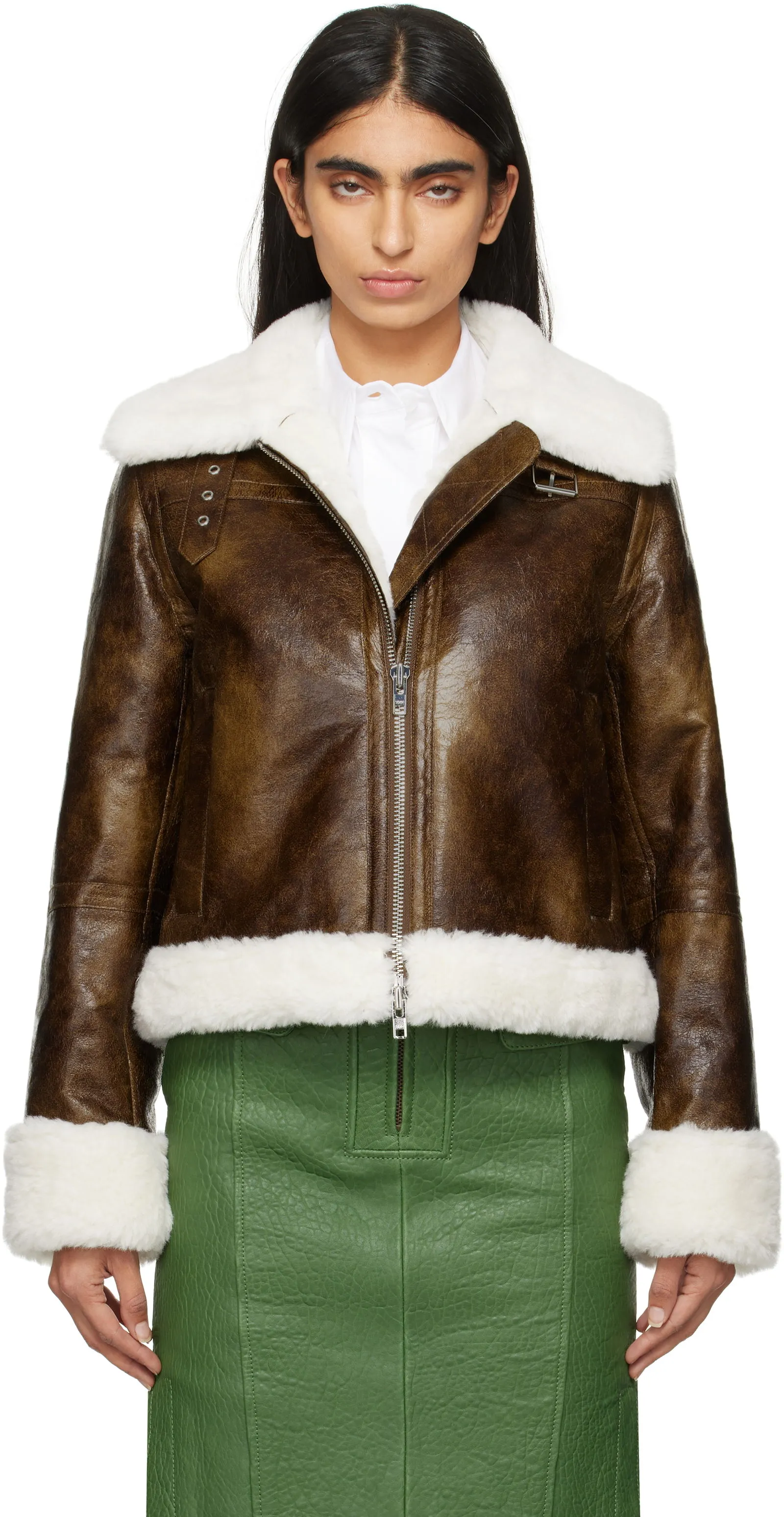 STAND STUDIO Lorelle Faux-Shearling Jacket