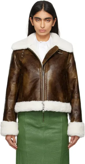 STAND STUDIO Lorelle Faux-Shearling Jacket