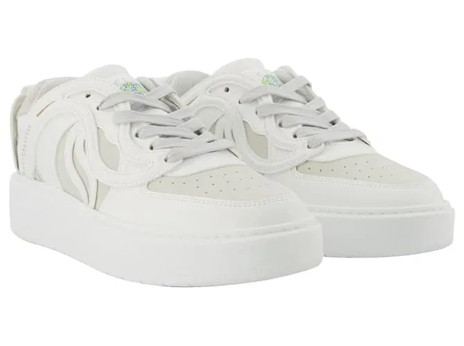 Stella Mc Cartney Zapatillas S-Wave - Stella Mccartney - Hielo - Cuero Vegano Blanco 