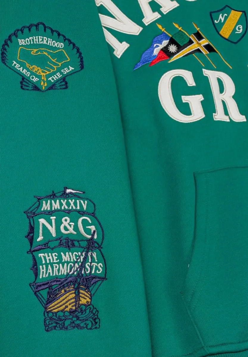 SUDADERA GRIMEY MIGHTY HARMONIST NAUTICA X GRMY - GREEN | SS24