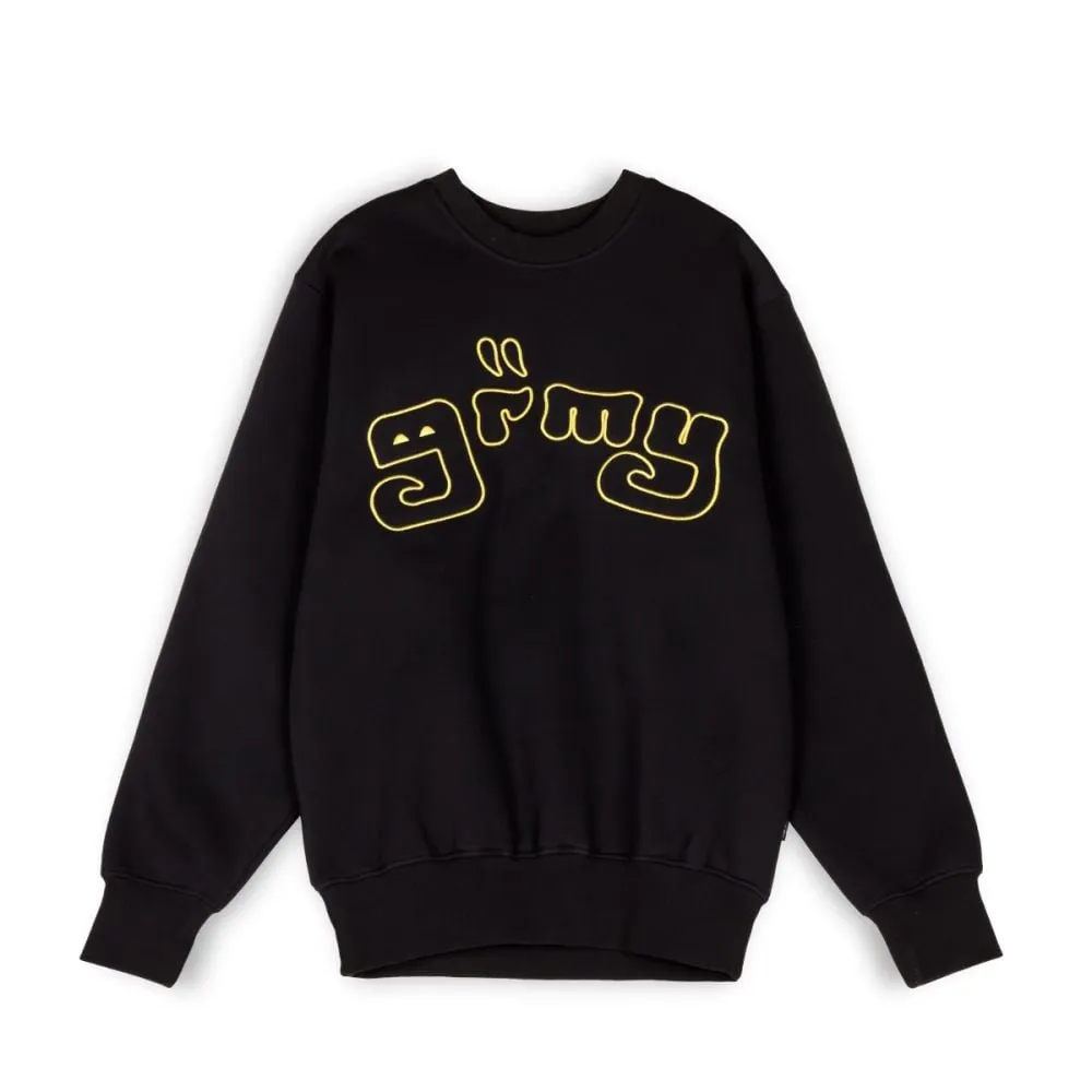 Sudadera Grimey "LUST MANTRA" Crewneck - Black | Fall 22