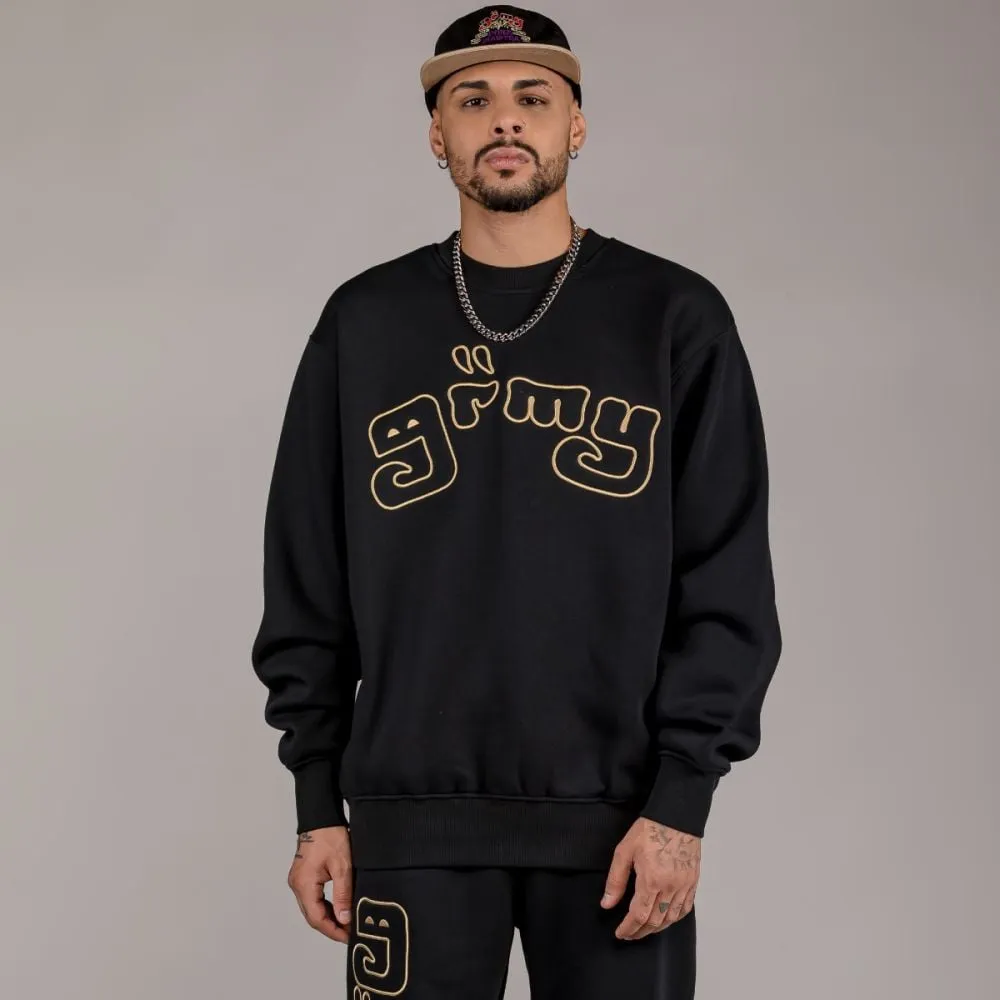 Sudadera Grimey "LUST MANTRA" Crewneck - Black | Fall 22