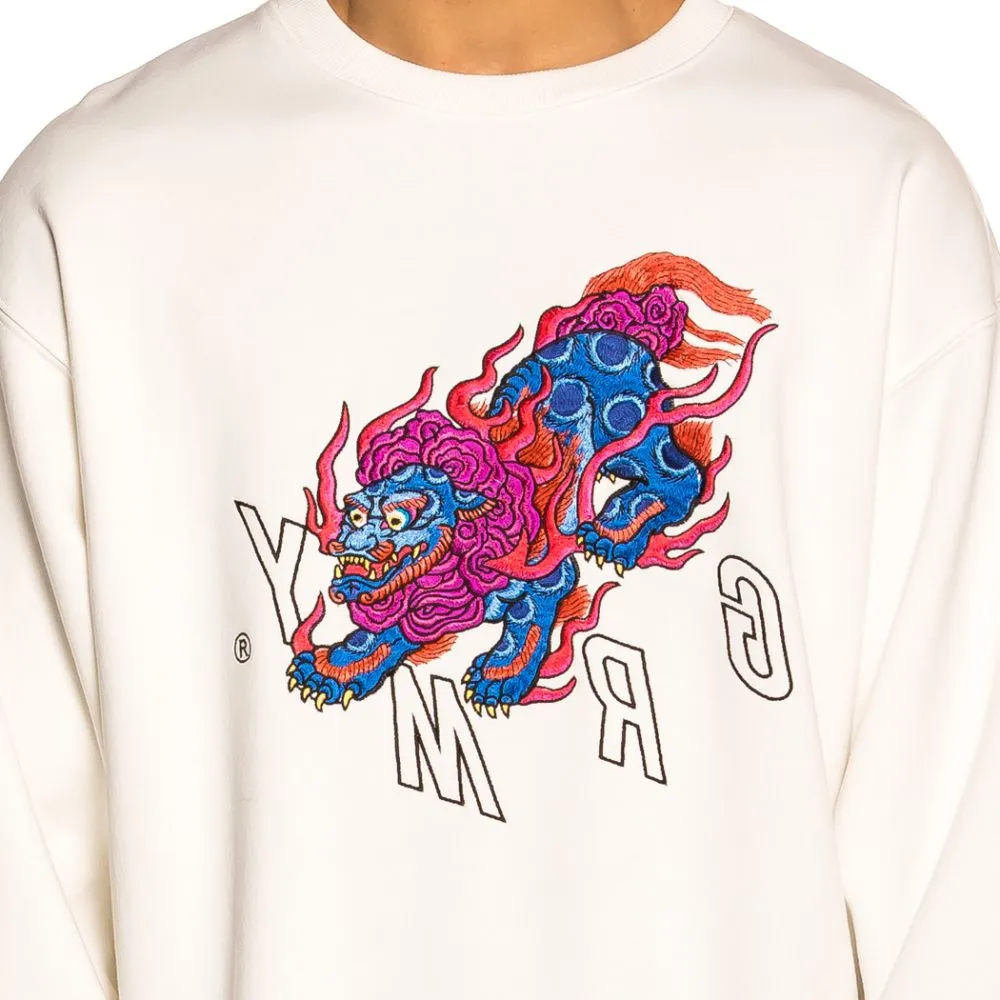 Sudadera Grimey Urmah Dojo Crewneck SS20 White