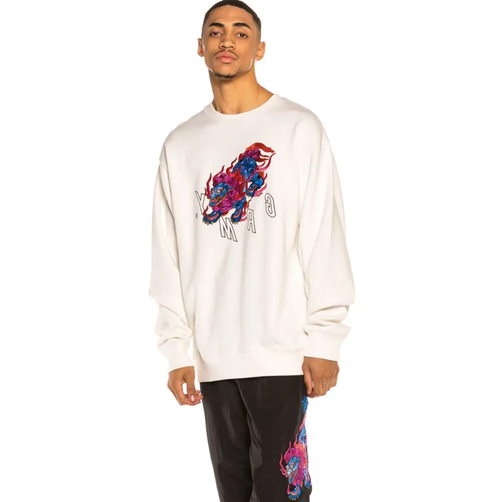 Sudadera Grimey Urmah Dojo Crewneck SS20 White