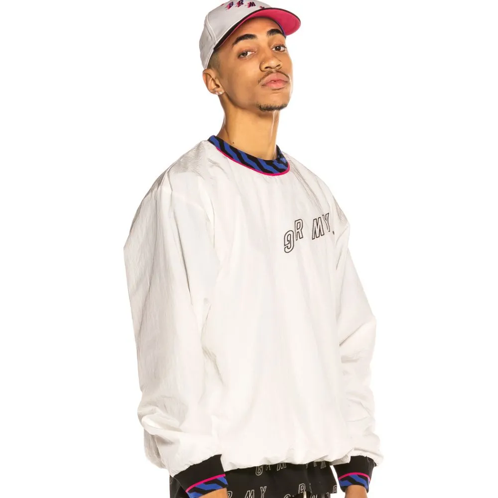 Sudadera Grimey Urmah Dojo Nylon Crewneck SS20 White