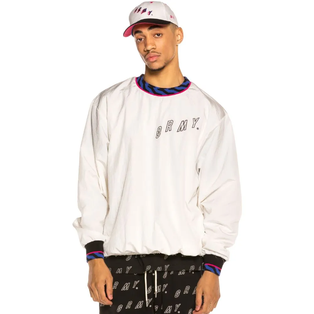 Sudadera Grimey Urmah Dojo Nylon Crewneck SS20 White