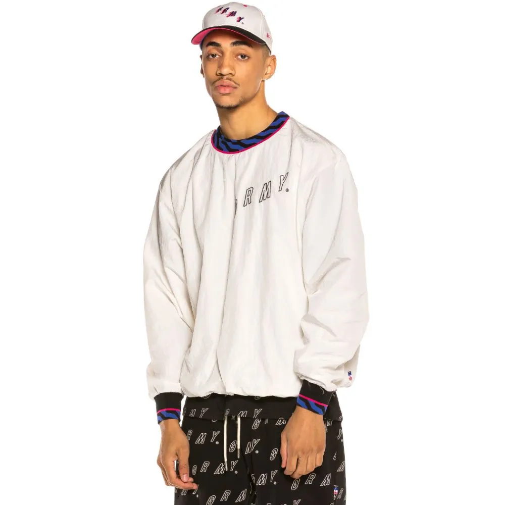 Sudadera Grimey Urmah Dojo Nylon Crewneck SS20 White