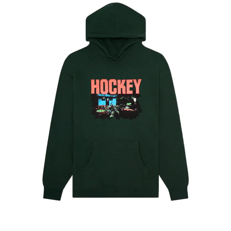 Sudadera Hockey Raw Milk Hood Forest Green Hockey