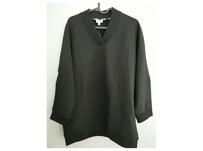 Sudadera negra con logo KENZO bordado Negro Plata Dorado 